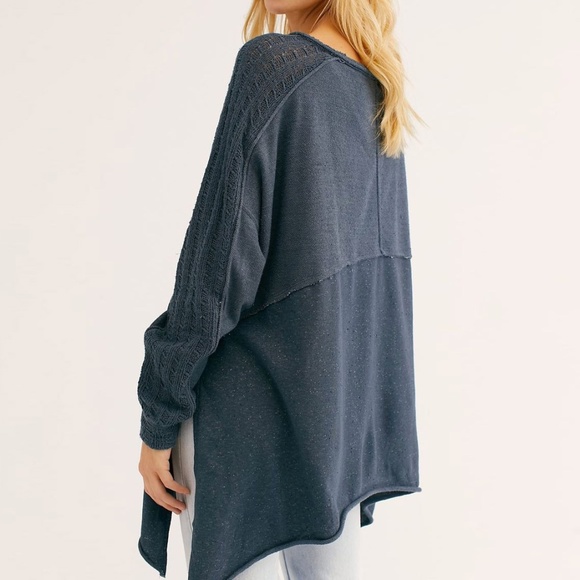 Free People My Girl Pullover Asymmetrical Sweater - Picture 5 of 8